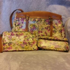 Patricia Nash large leather handbag